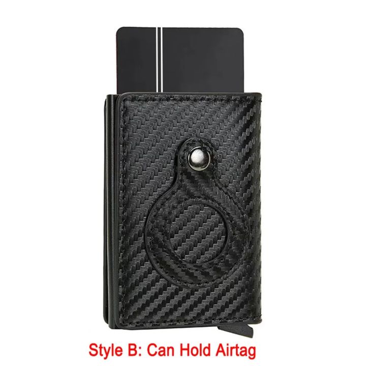 New%20Carbon%20Fiber%20For%20Apple%20Airtag%20Wallet%20Men%20Business%20ID%20Credit%20Card%20Holder%20Rfid%20Slim%20Anti%20Protect%20Airtag%20Slide%20Wallet%20Dropship%20-%20Image%205