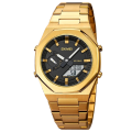 SKMEI 1816 Quartz Watch For Men Sport Stainless Steel Wrist Male Watch Digital Dual Time Display Waterproof Clock Reloj Hombre. 