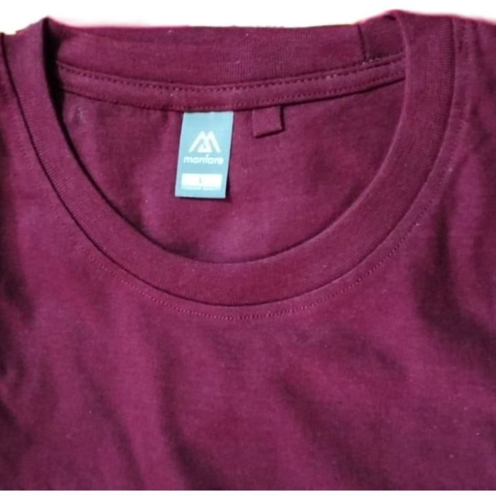 Premium%20Solid%20T%20Shirt%20For%20Men%20in%20Maroon%20Colour-%20Soft%20and%20Comfortable%20Fabric-%20Ideal%20for%20Perfect%20Casual%20wear%20in%20All%20Setting%20-%20Image%202