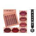 HANDAIYAN Matte Lipstick Set- 6 Colors. 