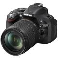 Nikon D5200 24.1 MP CMOS Digital SLR with 18-55mm f/3.5-5.6 AF-S DX VR Nikkor Zoom Lens Photo Sensor Size (APS-C) - Black. 