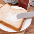 Stainless Steel Cake Offset Scraper DIY Angled Icing Spatula with Handle Cream Dough Pastry Smoothing Knife.