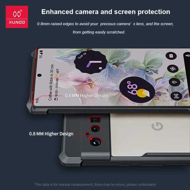 Xundd%20(%20Pixel%206A%20)%20Protective%20Back%20Cover%20For%20Google%20Pixel%206A%20Cases%20Shockproof%20Airbag%20Bumper%20Soft%20Back%20Transparent%20Shell%20Covers%20-%20Phone%20-%20Image%2010