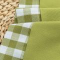 Plaid Window Curtains Short Curtain for Kitchen Cabinet Bedroom Separate Curtain Cafe Bar Door Half-Curtain Home Decor Drapes. 