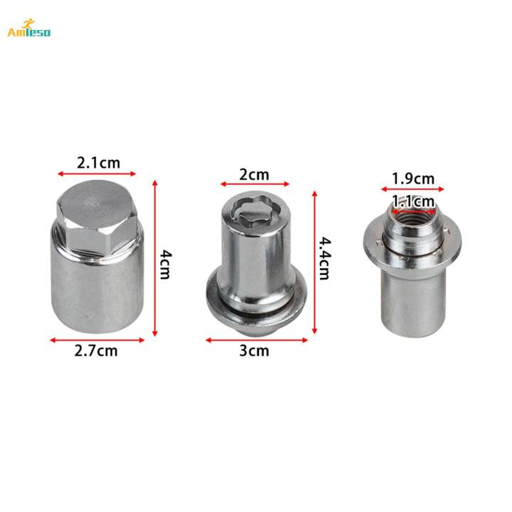 Wheel%20Lock%20Lug%20Nuts%20Set%20Heavy%20Duty%20Replacement%20Fittings%20Auto%20Accessories%204.4cm%20-%20Image%205