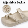Litfun Fashion Platform Sandals Women EVA Insole Clogs with Arch Support Adjustable Buckle Slippers Feamle Outdoor Beach Slides.