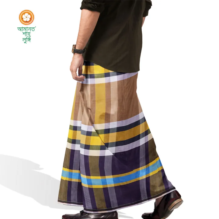 Amanat%20Shah%20Lungi%20crown%206%20Hand%20Multicolor%20Check%20Design%20Cotton%20Lungi%20-%20Image%206