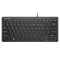 uFound U-71 Wired Business Office Keyboard 78-key USB Powered Chocolate Square Keycap Keyboard for Home/Office Grey.