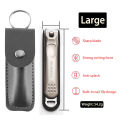TOGEWITHU Nail Clippers, Anti-splash Fingernail Toenail Cutter Manicure Tools Detachable Nail Trimmer with Nail File.