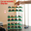 Cars Diecast Storage Acrylic Dustproof Box 1:64 For Hot Wheels Transparent Display Box Car Model Toy Cabinet Rack Conbo. 