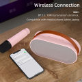 Mini Karaoke Machine Bluetooth-Compatible RGB Light Home KTV Karaoke Speaker 10W HIFI Dual Horns Birthday Gifts for Girls Boys. 