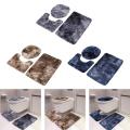 3 Piece Shaggy Bath Mats Set for Bathroom with Toilet Cover Absorbent Large Bathroom Rug Sets for Bathroom Floor Tub Bath Room. 