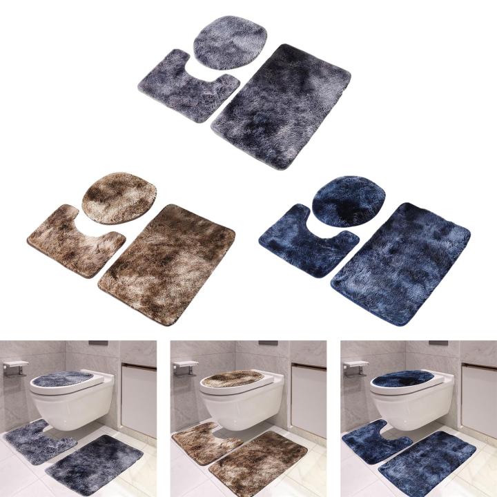 3%20Piece%20Shaggy%20Bath%20Mats%20Set%20for%20Bathroom%20with%20Toilet%20Cover%20Absorbent%20Large%20Bathroom%20Rug%20Sets%20for%20Bathroom%20Floor%20Tub%20Bath%20Room%20-%20Image%203