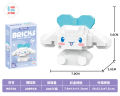 GC Anime Building Blocks Kuromi Cinnamon Micro Particle Assembled Building Blocks Ornament For Gifts. 