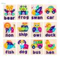 , Animal Shape Jigsaw Puzzles, Peg Puzzle Toys for Kids, Learning Toys, Preschool Fine Motor Skills Color Recognition. 