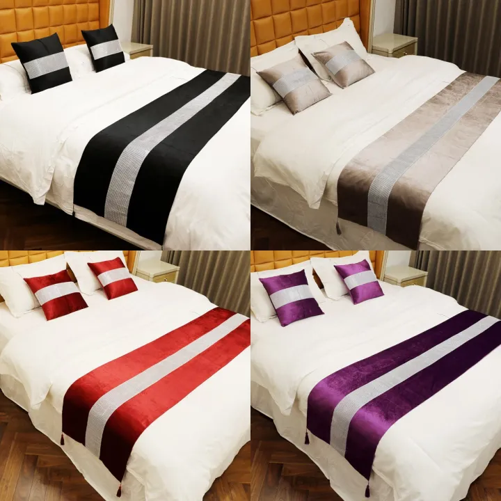 50X180cm%20Diamond%20Flannel%20Bedspread%20Bed%20Runners%20Velvet%20Wavy%20Pattern%20Double-faced%20Throw%20Runners%20Home%20Hotel%20Decoration%20Bed%20Flag%20-%20Image%203