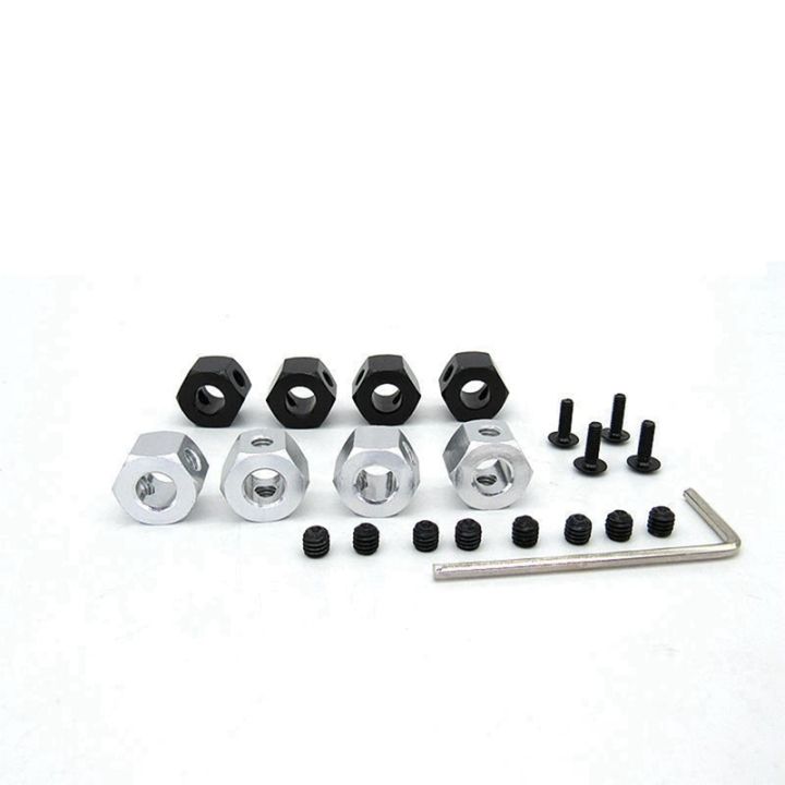 1%20Set%205Mm%20To%2012Mm%20Metal%20Combiner%20Wheel%20HUB%20Hex%20Adapter%20&%204%20Pcs%20Rubber%20Wheel%20Tire%20Tyre%20-%20Image%205