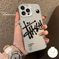 Trendy Brand Stussy Billiards Phone Case Compatible for IPhone 11 13 14 15 12 Pro Max 7 8 14 Plus X XR XS Max 7Plus SE 2020 Luxury Plating Graffiti Letters Shockproof Cover.