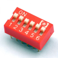 3Pcs- 6 Position DIP Switches 2.54mm Pitch Horizontal DIP Switch Six Positions Piano Type Dial DIP Slide Switch For Electronics Circuit PCB.