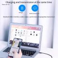 High Speed Type C to Micro USB Cable Reliable Data Transmission Suitable for Phones Tablets Fast Charging Data Transfer. 