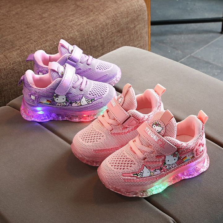 Hello%20Kitty%20Shoes%20For%20Kids%20Baby%20Lights%20Shoes%20Girl%20Anti-slip%20Sneaker%20Casual%20Children's%20Pink%20Purple%20Led%20Leisure%20Sports%20Shoes%20-%20Image%203