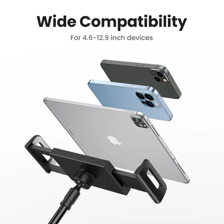 UGREEN%20Phone%20Tablet%20Stand%20iPad%20Holder%20for%20Bed%20iPad%20Mount%20Stand%20Gooseneck%20Tablet%20Stand%20Holder%20for%20Desk%20Video%20Re-cording%20Laying%20Down%20Rotating%20Swivel%20Swing%20Arm%20for%20iPad%20Pro%20iPhone%20Samsung%20Tabs%20Fire,%2012.9''%20-%20Image%207