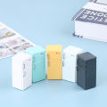 1 Pcs Dollhouse home furnishings mini color plastic refrigerator model MJD. 