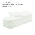HappyFlute Exclusive 4Pcs Set OS Pocket Diaper Washable Reusable Baby Nappy New Print Adjustable Baby Diaper Cover. 