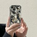 【Solo Yolo】Creative Pure Color Meteorite Pattern Apple 14promax Phone Case Applicable iPhone13pro Protective Case Drop-Resistant 12p.