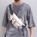 Pouch Bag Chest Bag Trendy Men's Chest Bag Fashion Personality Boys' Small Satchel Leisure Messenger Bag Men's Ins Trendy Waist Bag Men's Single Shoulder Bag Bag Bag Lelaki Porch Bag Waist Bag. 