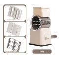 Qiunery Electric Cheese Grater, ABS Whirlwind Vegetable Cutting Household Vegetable Cutting Tool, Multi-Purpose Cheese Shredder Chopper For Vegetable, Cheese, Fruits Hand Cranked Drum Tool.