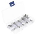 200pcs Stainless Steel Socket Screws Allen Head Socket Hex Set Grub Screw Assortment Cup Point Column M3-M6/M8 Hexagonal Screw Kit.