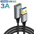 CASIFY G1 USB Extension Cable USB 3.0 Extender USB Cable Male to Female 5Gbps Data Transfer Compatible with Printers, Mouse, Keyboard, Flash Drive, Hard Drive, Hub, Oculus VR, Xbox 1m, 2m. 