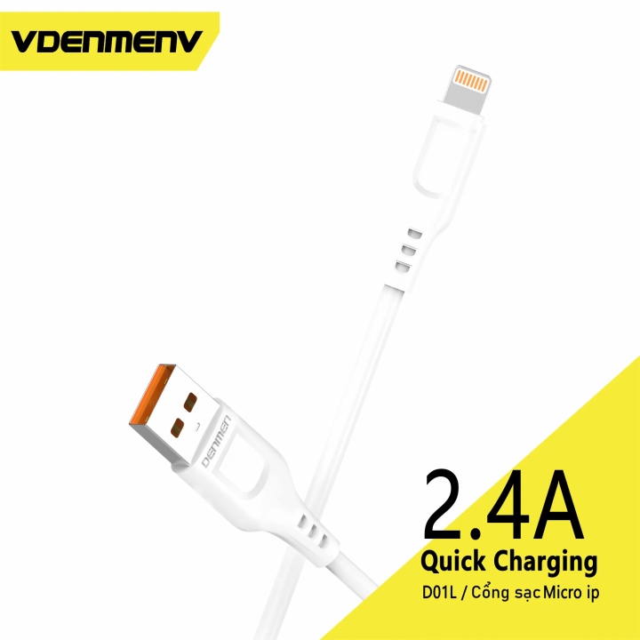 VDENMENV%20D01L%20Fast%20Charging%202.4A%20Data%20Cable%201%20Meter%20Lightning%20Cable%20-%20Image%206
