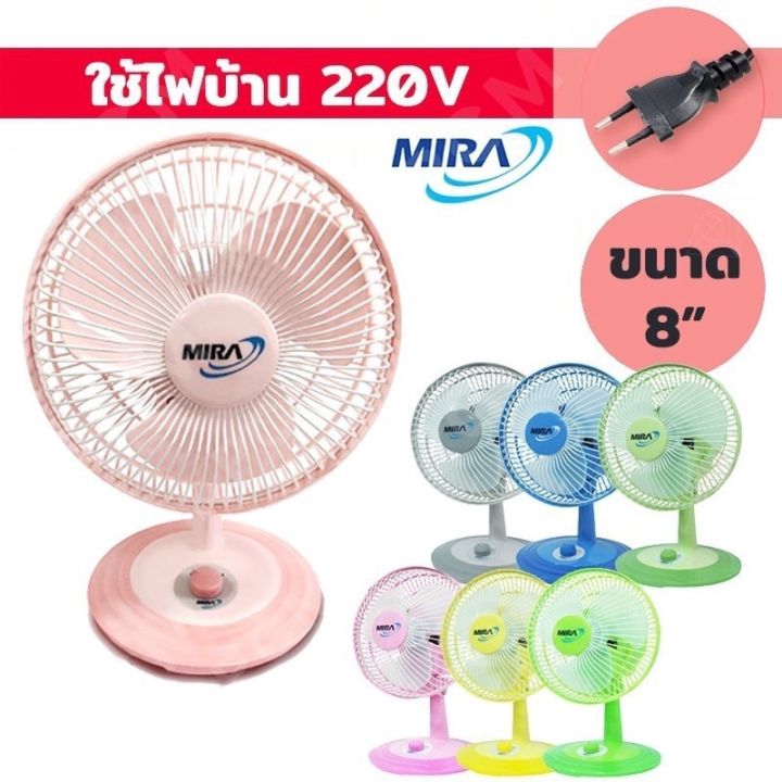 Mira Table Fan M-28 (মিরা টেবিল ফ্যান ৮") Made in Thailand