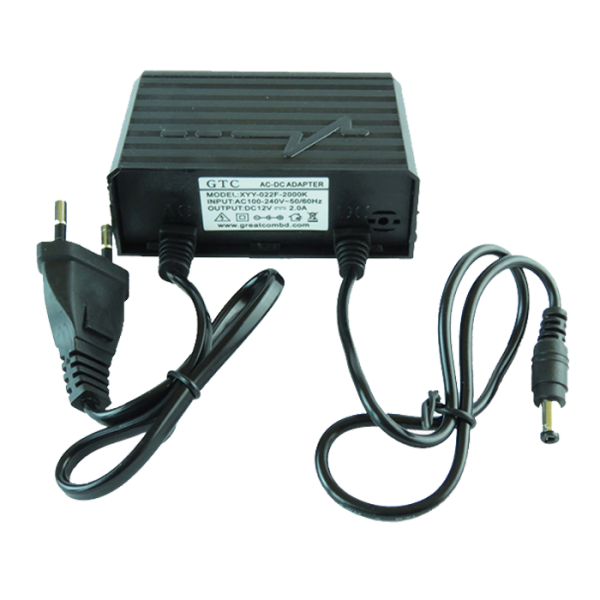 WATERPROOF POWER ADAPTER 12v 2A