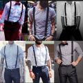 Black Colour Suspender For Men - Belt For Men.