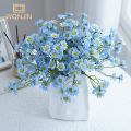 6pcs/set Artificial Flowers 27cm Sun Flower Colorful Small Daisy Silk Home Garden Decoration Wedding DIY Party. 