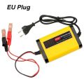 Full Automatic Car Battery Charger Digital LCD Display 2A Fast Charging 3 Stages Lead Acid AGM GEL Battery-chargers.