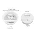 White Silicone Mold Handmade Silicone Candle Holder mold Gypsum Mold for Home Decor Holiday Gift Crafting Enthusiasts Party Favors Candle Making. 