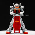 Xingdong HG 1/144 RX-78 GTO 026 Thunderbolt Model Kit Assembly Action Figures Collection Robot Mecha Sticker Bracket Toys.