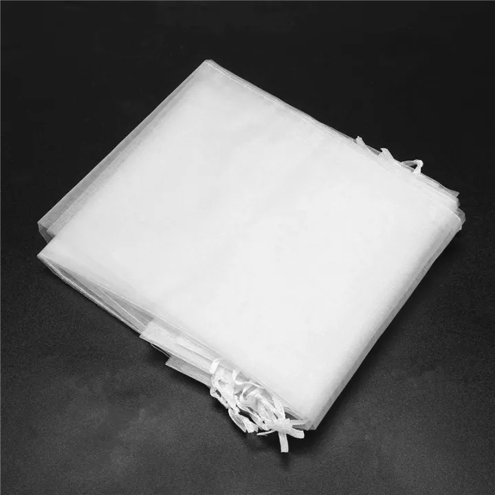 EITGZWAS%2060Pcs%20Sheer%20Organza%20Wine%20Bags%2014X37cm%20Reusable%20Simple%20Bottle%20Wrap%20Dresses%20Festive%20Packaging%20Drawstring%20Pouches%20(White)%20-%20Image%202