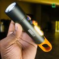 GearUP K57 PRO Rechargeable High Power Flashlight + Large COB Light with 3500mAh Lithium Battery. 