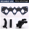 Car Coolant Thermostat Pipe and Elbow Kit for 2002-2005 PEP101970L PEP103580 PEM000030 LKJ100992L.