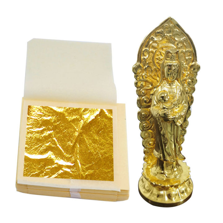 2023NWE%2024K%2010Pcs%20Gold%20Leaf%20Edible%20Gold%20Foil%20Sheets%20For%20DIY%20Cake%20Decoration%20Arts%20Crafts%20Gilding%20Design%20Paper%20Gift%20Wrapping%20Scrapbooking%20-%20Image%202