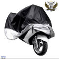 Best Quality Dust Cover or Rain Coat Waterproof For Motorcycle. Black. 