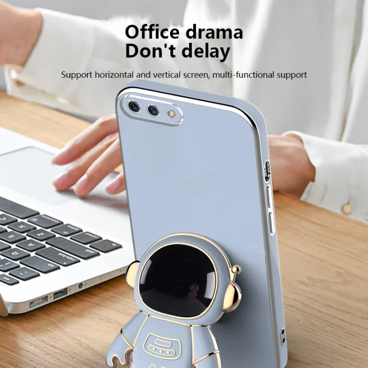 Tokifu%20For%20OPPO%20A3s%20Back%20Cover%20With%20Astronaut%20Folding%20Holder%20Luxury%206D%20Plating%20Case%20Soft%20Silicone%20Bracket%20Phone%20Cases%20-%20Image%204