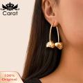 Carat Long Crry Ear gs Crry Shape Dangle Ear gs for Women Lightweight Alloy Ear Jewelry for Prom Cocktail Party Long Hang Ear gs for Women Crry Ear gs. 