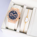 Lucky Brand Watches for Women Fashion Leather Minimalist Quartz Movement Women's Wrist Watches Bracelet Gift Box Set. 