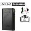 Premium Quality Passport Cover With Card holder And Zipper.